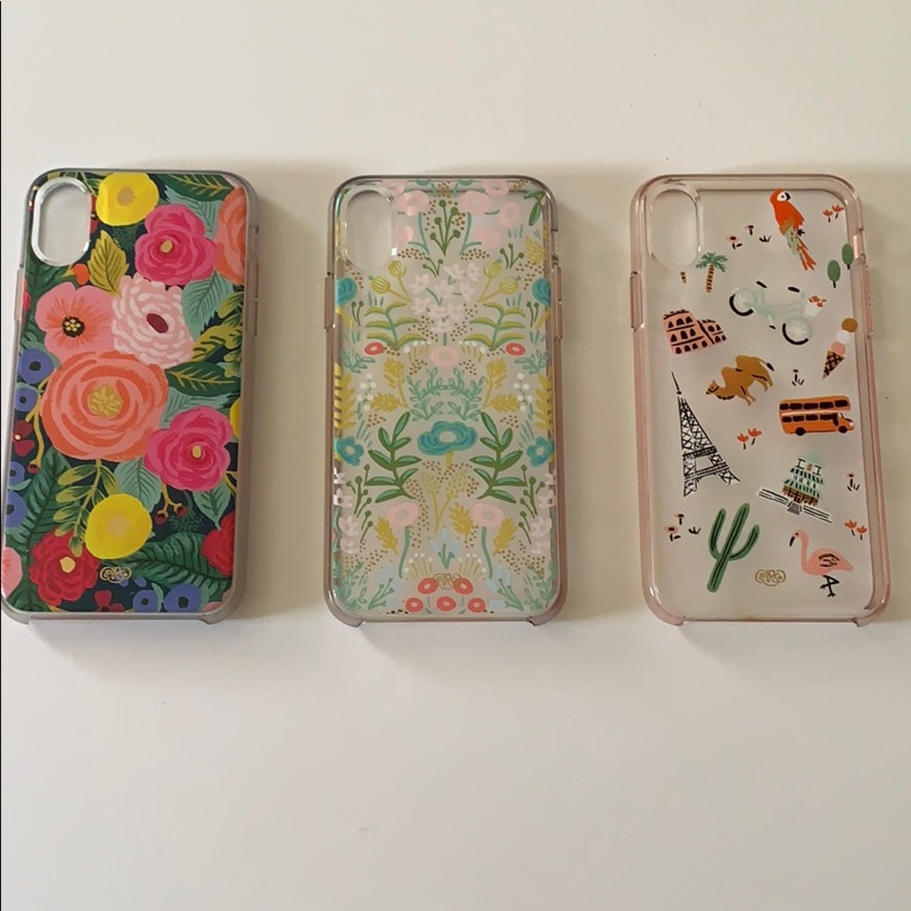 Rifle Paper Co. iPhone Xphone case - Used like New